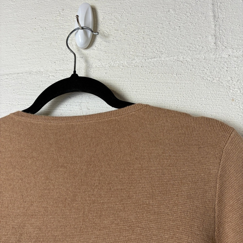 J. Crew Womens Juliette Collarless Blazer Sweater Size XS Brown Office - Picture 4 of 13